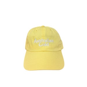 Australian Gold Bio-Washed Classic Dad Hat - Yellow