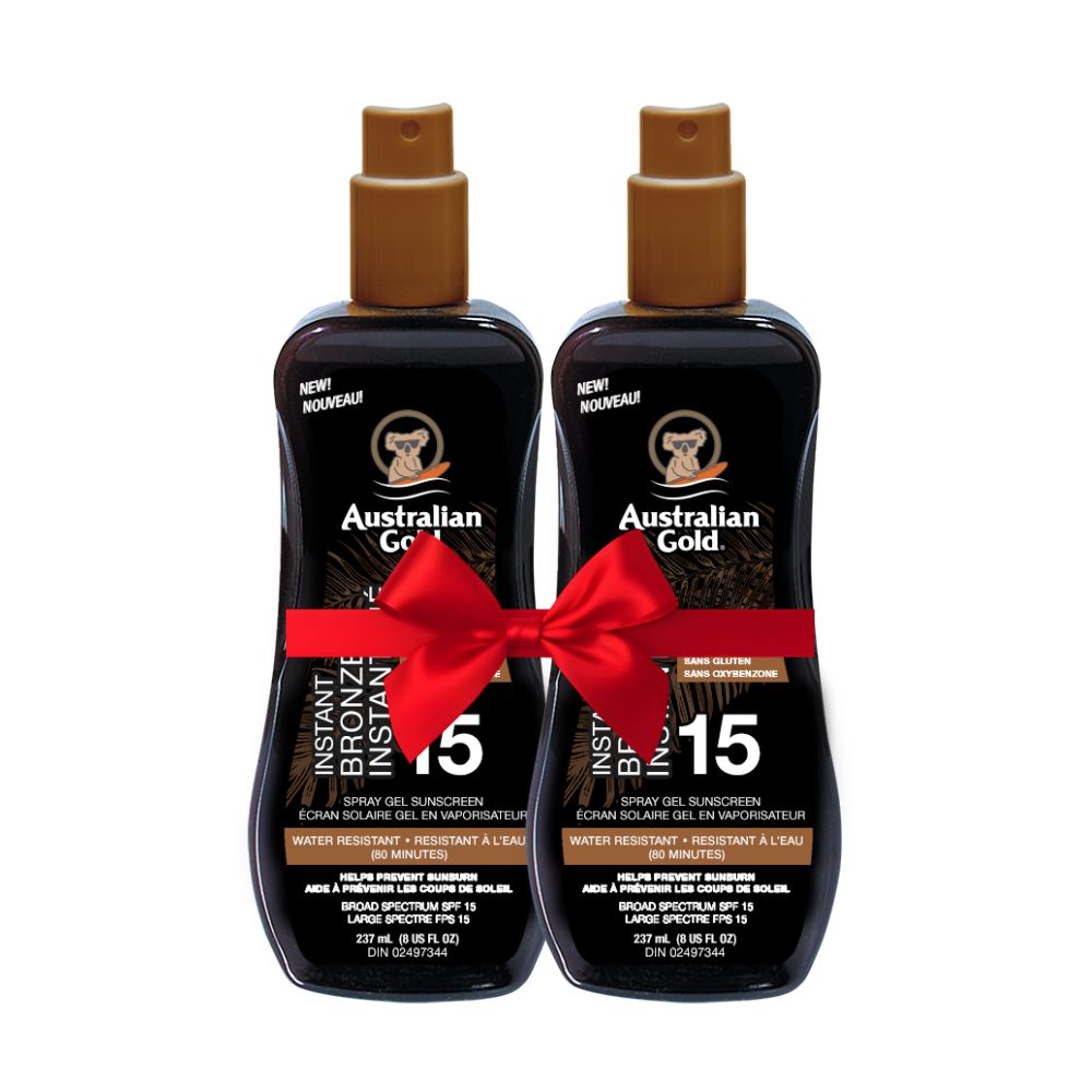 SPF 15 Spray Gel Bronzer Double Pack